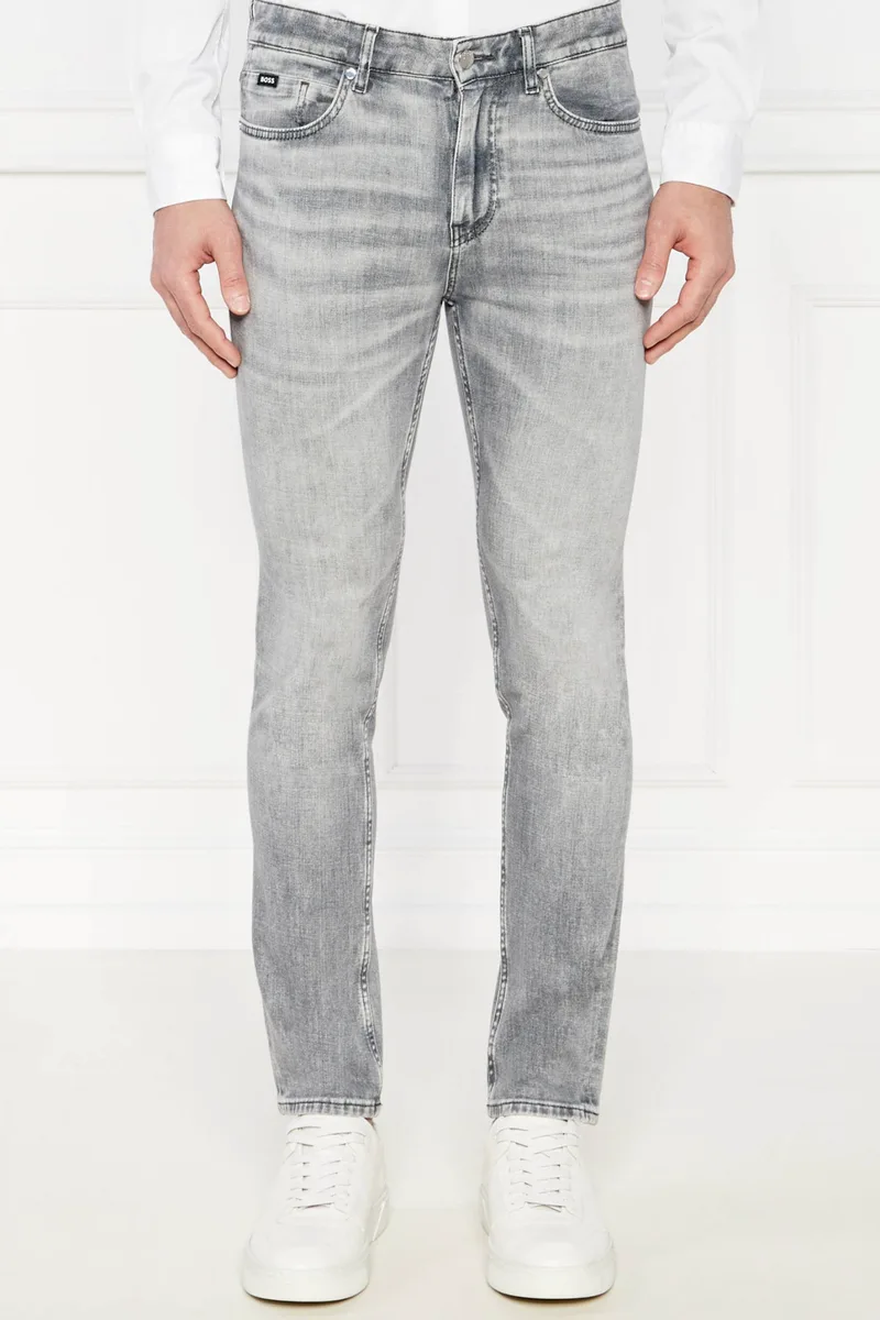 BOSS ΠΑΝΤΕΛΟΝΙ JEANS C- DELAWARE SLIM FIT ΓΚΡΙ