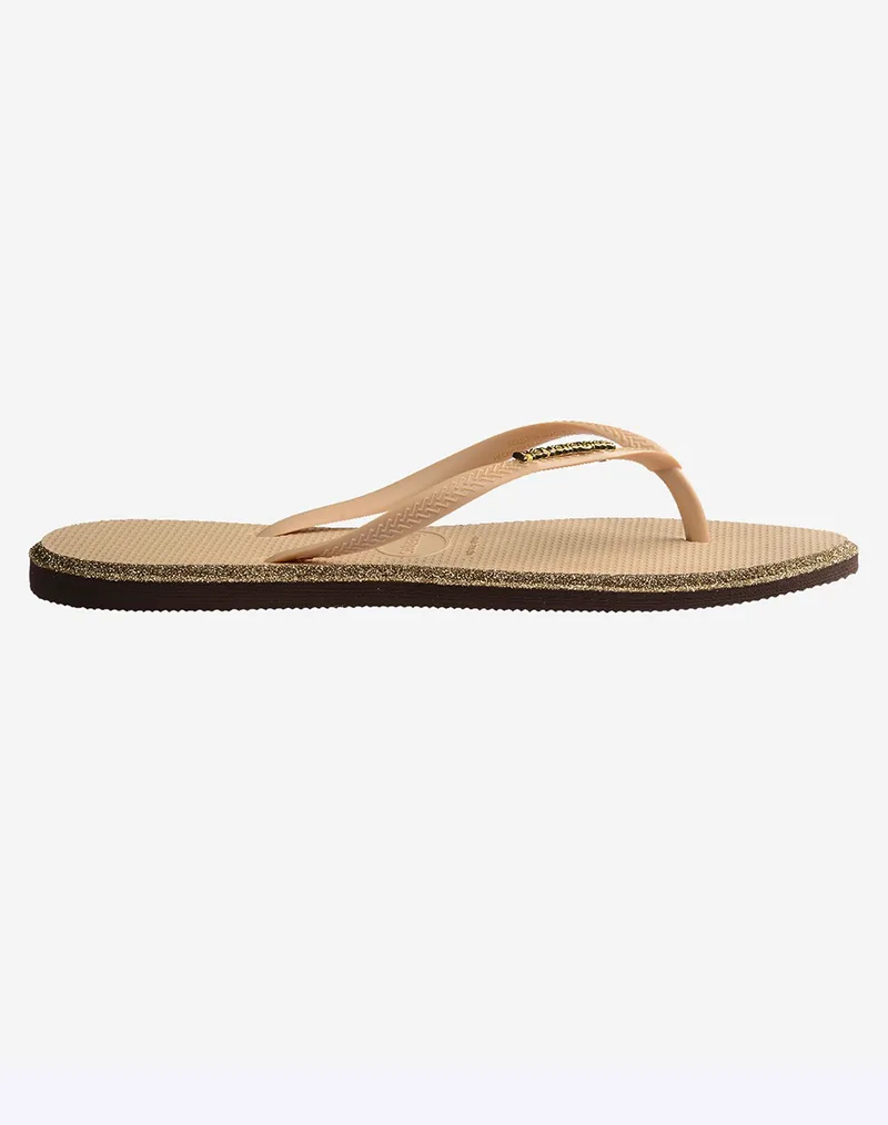 HAVAIANAS HAV. SLIM POINT GLITTER 4150157-01859 Χρυσό