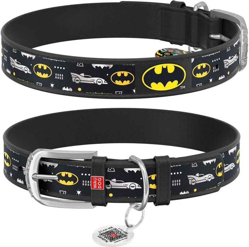 ΠΕΡΙΛΑΙΜΙΟ WAUDOG BATMAN3 ΜΑΥΡΟ (35MM / 44-58CM)