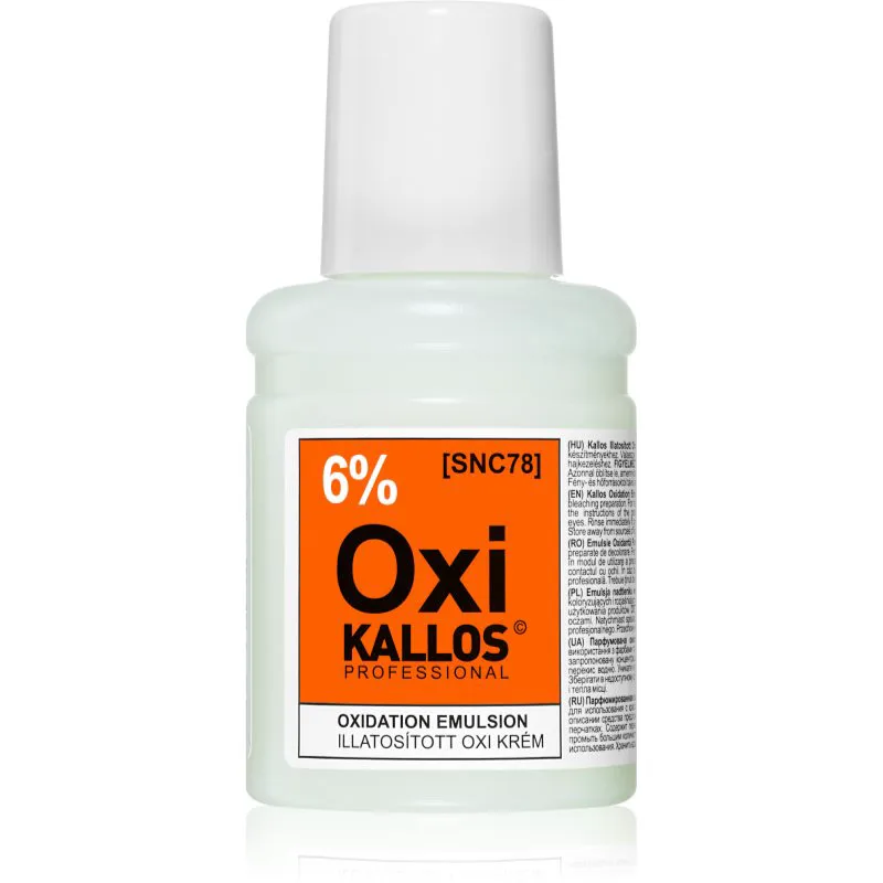 Kallos Kallos Classic Oxi κρεμώδες υπεροξείδιο 6 % για επαγγελματική χρήση 60 ml
