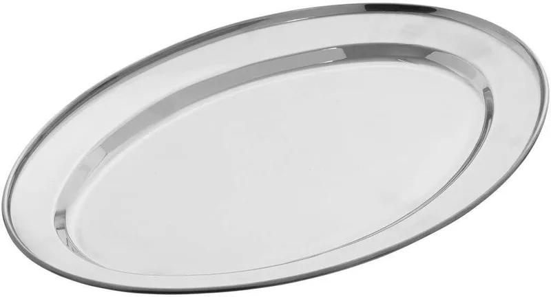 ΠΙΑΤΕΛΑ ΣΕΡΒΙΡΙΣΜΑΤΟΣ ESTIA INOX ΟΒΑΛ (25CMX18CM)