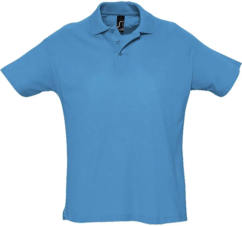 Ανδρικό πόλο πικέ Summer II SOLS 11342 Aqua