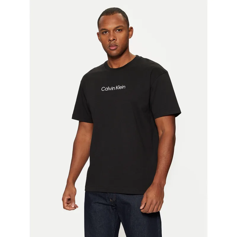 Calvin Klein T-Shirt Hero K10K111346 Μαύρο Regular Fit