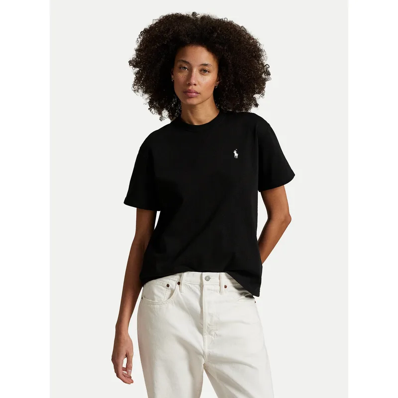 Polo Ralph Lauren T-Shirt 211967104002 Μαύρο Relaxed Fit
