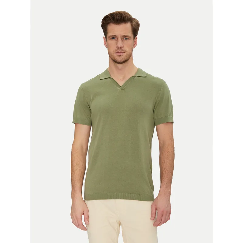 Blend Polo 20718362 Πράσινο Regular Fit