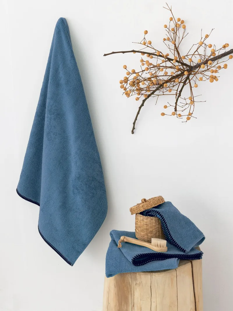 Πετσέτα Χεριών Palamaiki Brooklyn Blue 30x50