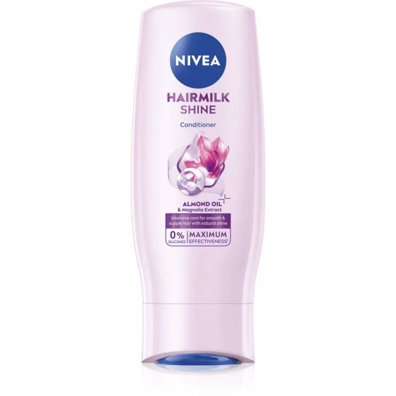 NIVEA Hairmilk Natural Shine περιποιητικό μαλακτικό 200 ml