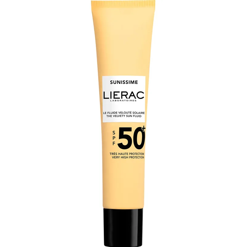 Lierac Sunissime The Velvety Sun Fluid Spf50+ Λεπτόρρευστο Βελούδινο Αντηλιακό Προσώπου Πολύ Υψηλής Προστασίας 40ml