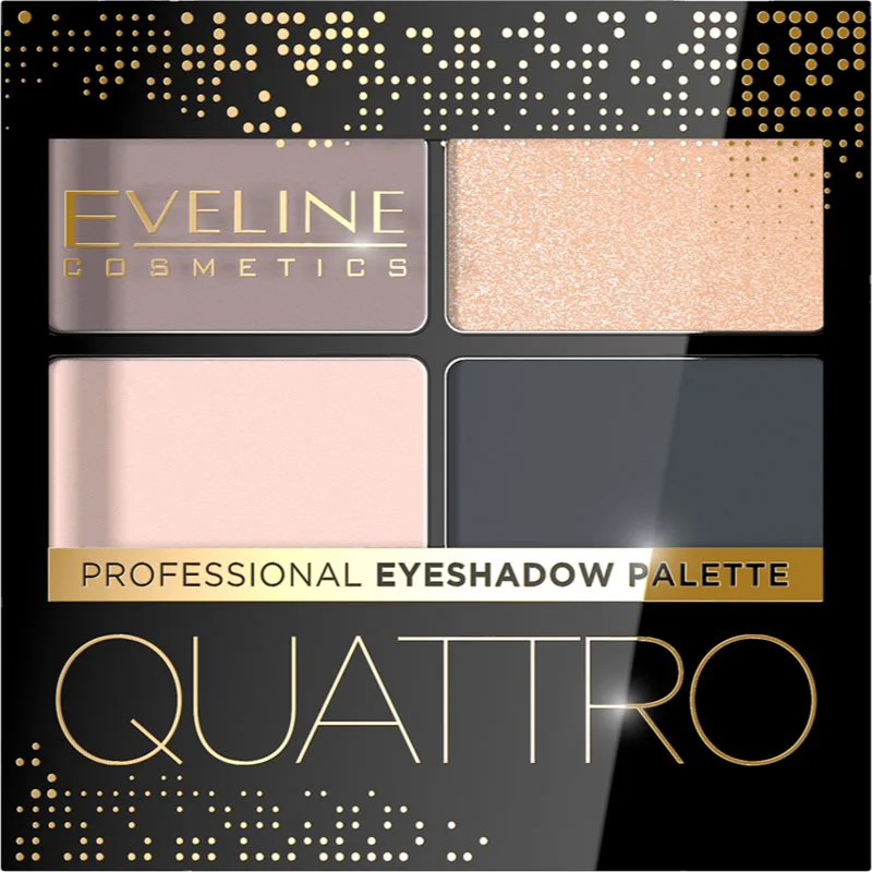Eveline Cosmetics Quattro Παλέτα σκιών για τα μάτια απόχρωση 02 3,2 γρ