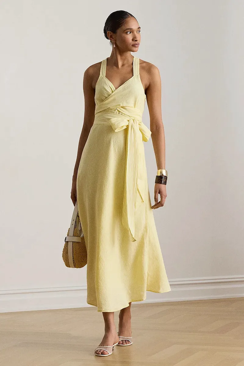 Lauren Ralph Lauren Φόρεμα καλοκαιρινό λινό