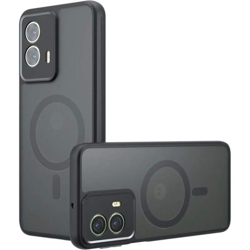 Θήκη Motorola Edge 50 Fusion Techsuit PureFrost Σκληρή Ημιδιάφανη με MagSafe - Frosted Black (5949419320390)