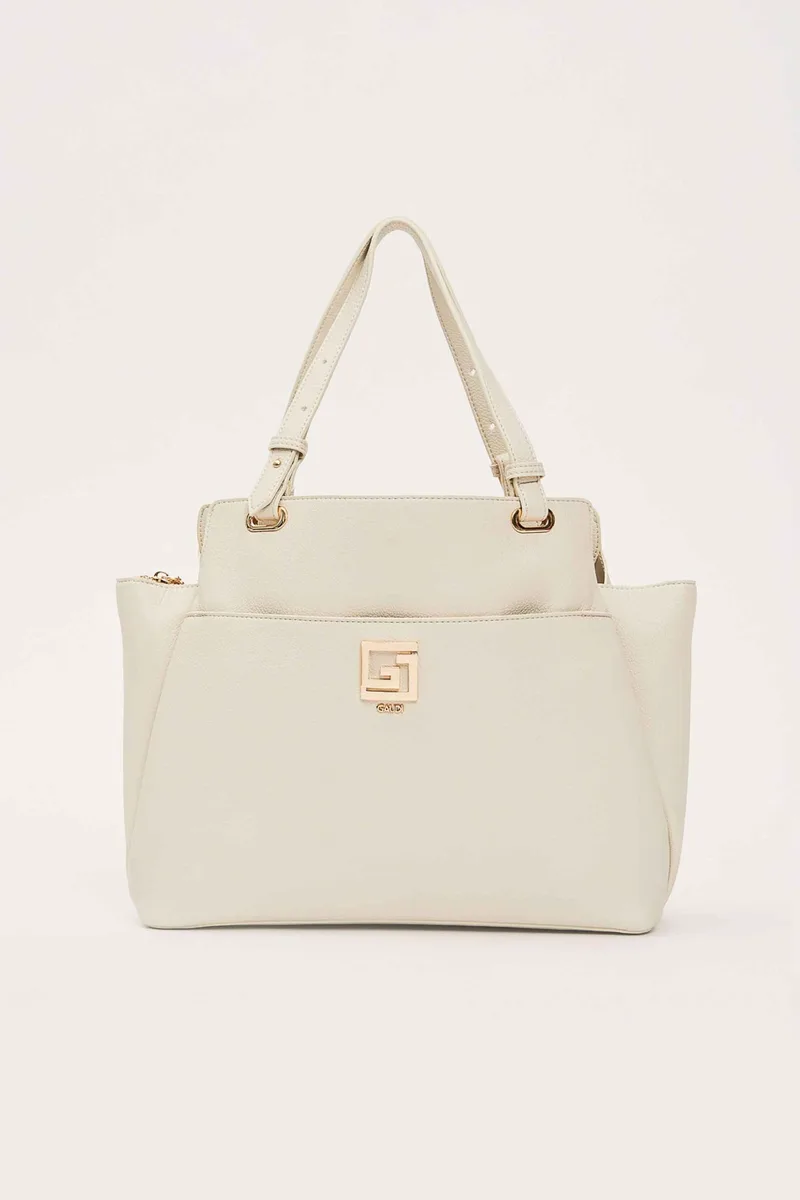 Gaudi γυναικεία τσάντα tote "Ginnie" - V6AE-12780 Κρέμ