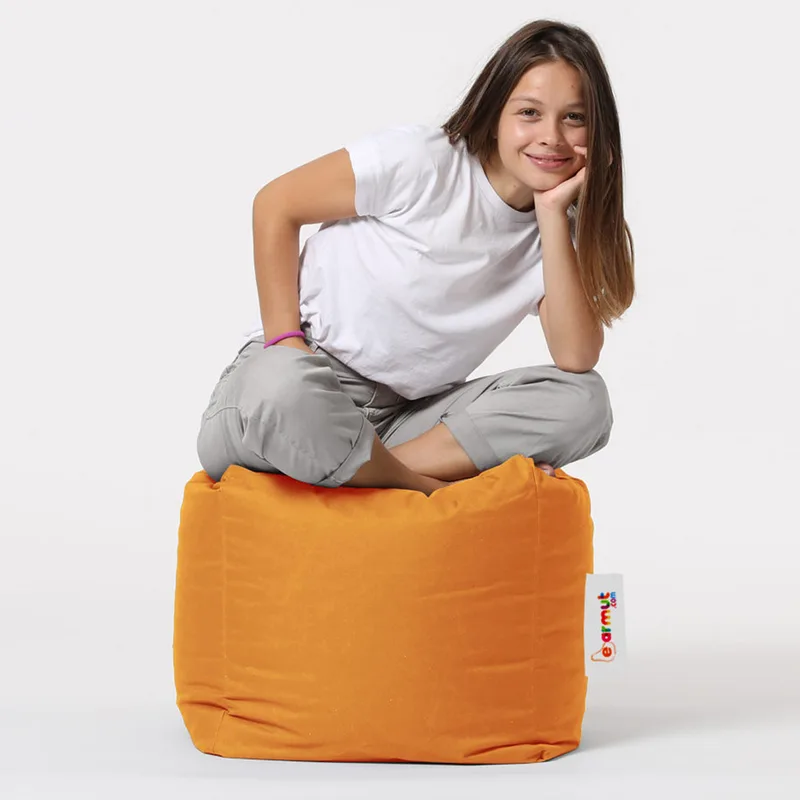 Πουφ Εξωτερικού Χώρου Square Pouf - Πορτοκαλί 248Frn1308 (45x45x45)