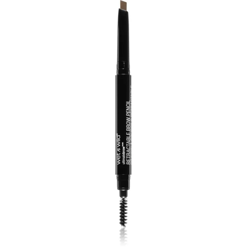 Wet n Wild Ultimate Brow μολύβι ματιών διπλής όψης με βούρτσα απόχρωση Taupe 0.2 γρ