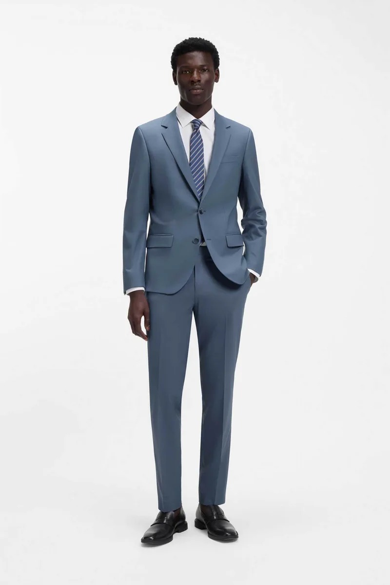 Hugo Boss ανδρικό κοστούμι Slim Fit "Henry/Getlin232X" - 50547345 Μπλε