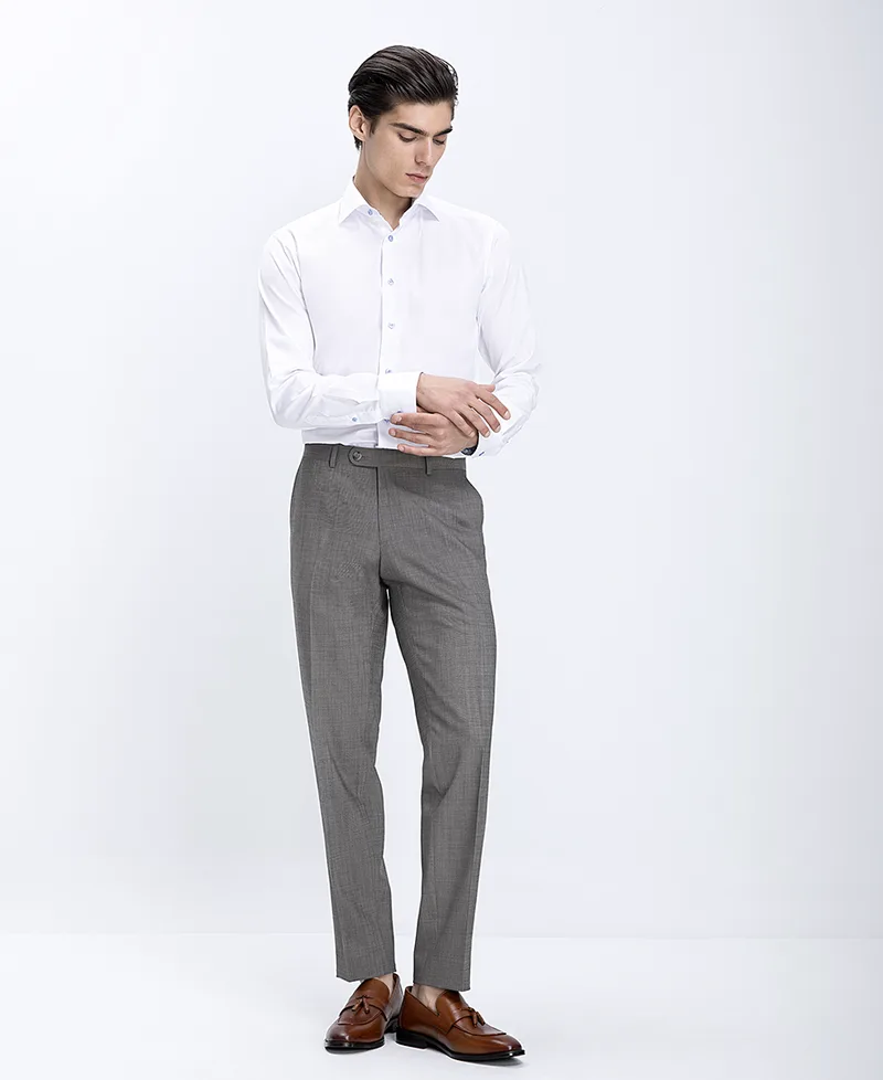 Kaiserhoff Ανδρικό Παντελόνι Από Cool Wool Modern Fit