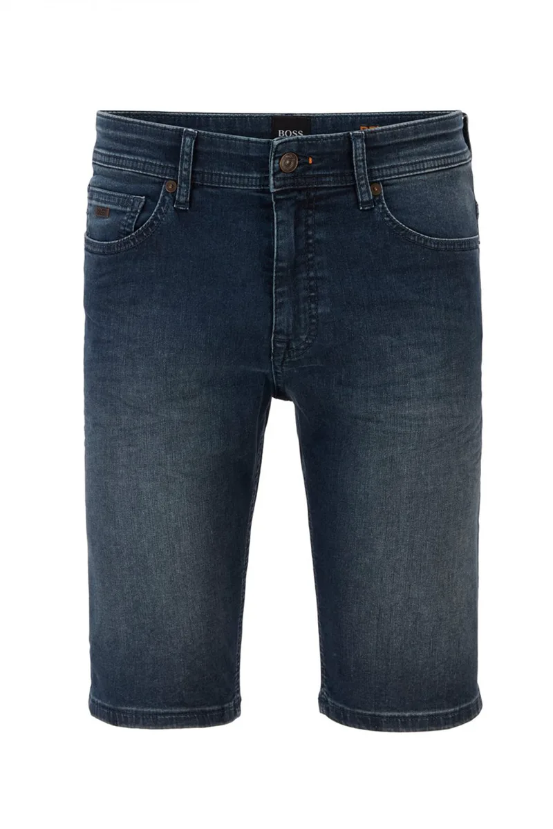 BOSS ΒΕΡΜΟΥΔΑ JEANS DELAWARE SLIM FIT ΜΠΛΕ