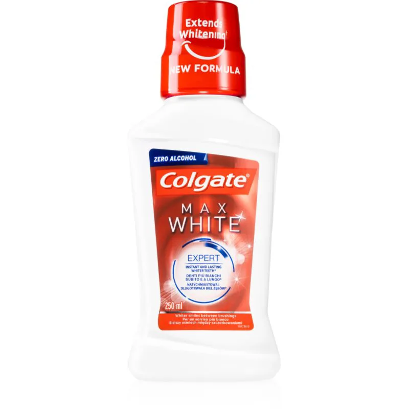 Colgate Max White Expert λευκαντικό στοματικό διάλυμα χωρίς αλκοόλ 250 ml