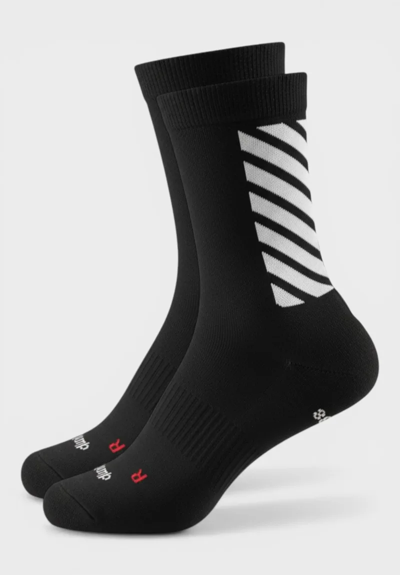 Αθλητικές Κάλτσες Unisex Dimi Socks Sport Anti-Bacterial Μαύρες DS17005-1-Μαύρο