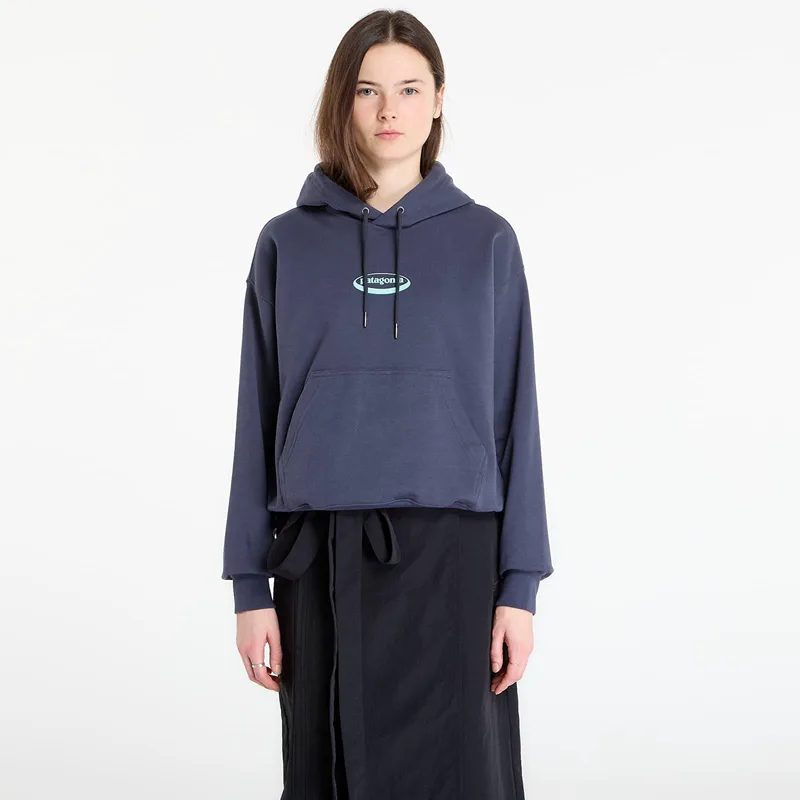 Φούτερ Patagonia W's '95 Oval Logo Daily Hoody Smolder Blue/ Moon Tripper L