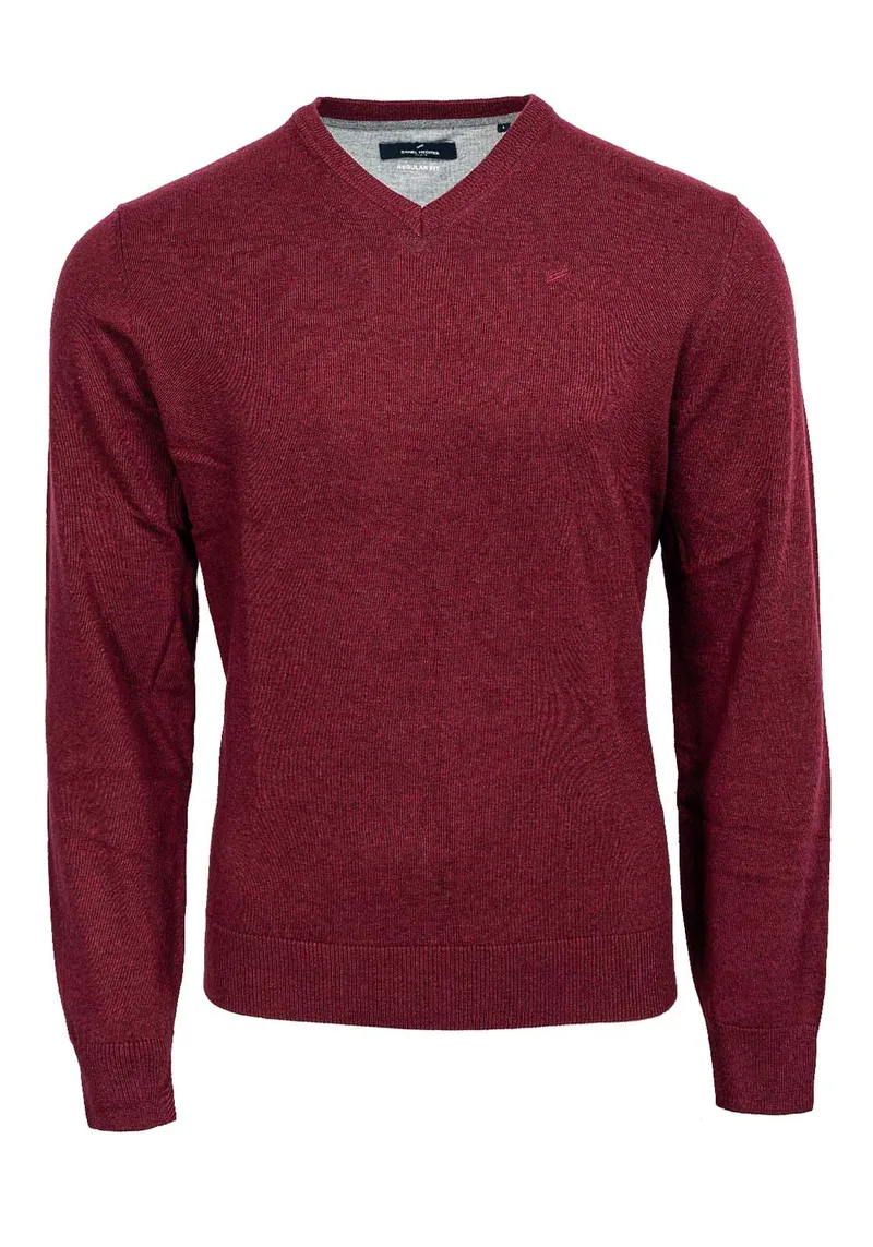 Daniel Hechter Pullover της σειράς VNeck - 65020 192802 360 Cherry