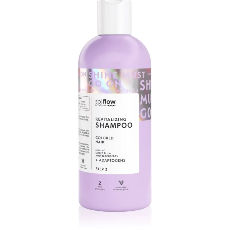 so!flow Coloured Hair Revitalizing Shampoo αποκαταστατικό σαμπουάν για βαμμένα μαλλιά 400 ml