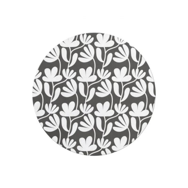 Miquelrius Mouse Pad Στρογγυλό με Σχέδιο White Flowers MR13307