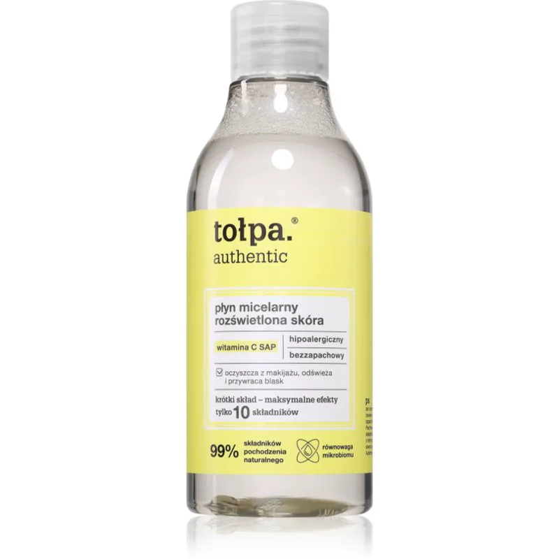 Tołpa Authentic Micellar Liquid Illuminated Skin μικυλλιακό νερό καθαρισμού 300 ml