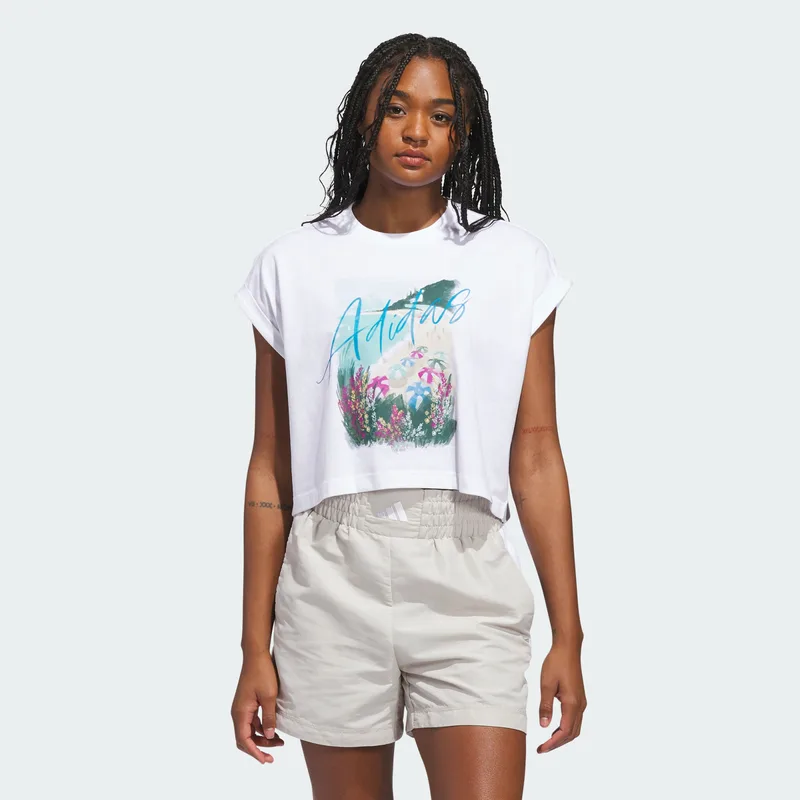 adidas Sportswear Summer Romance Graphic Γυναικείο T-Shirt (9000274565_1539)