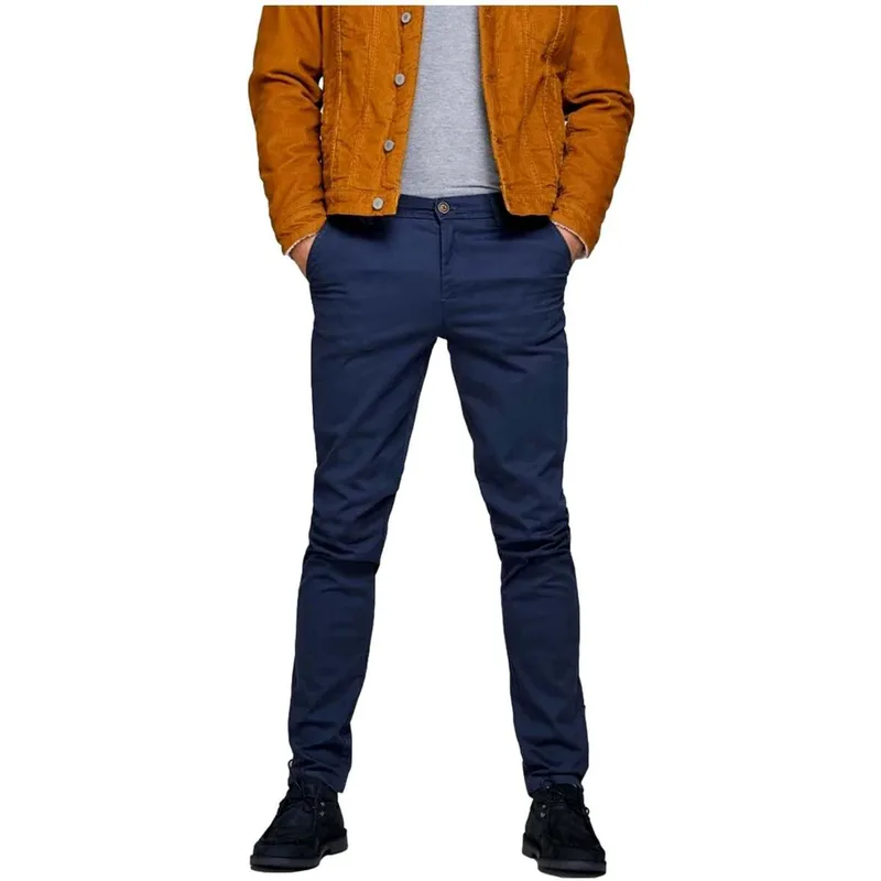 Παντελόνια Chino/Carrot Jack & Jones 12150148-NAVY