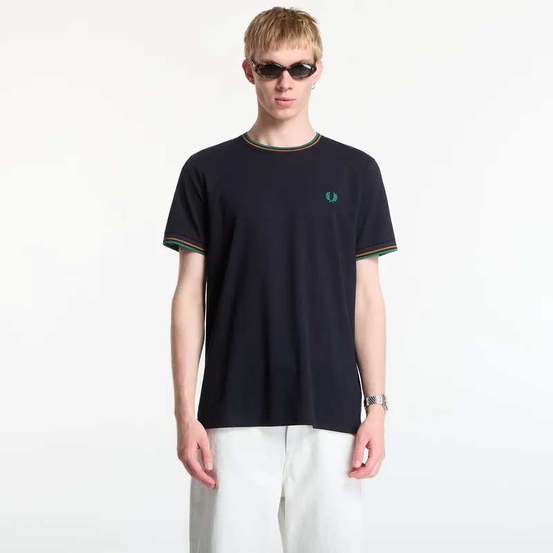 T-shirt Fred Perry Twin Tipped T-Shirt Navy S