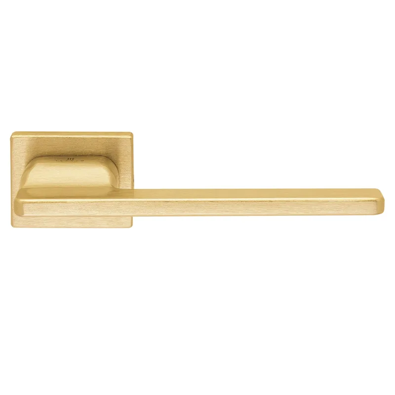 Πόμολα Πόρτας ILAVIO χειρολαβές με ροζέτα 2738 Brass Mat (Τεμάχιο (δεξί εξώπορτας))