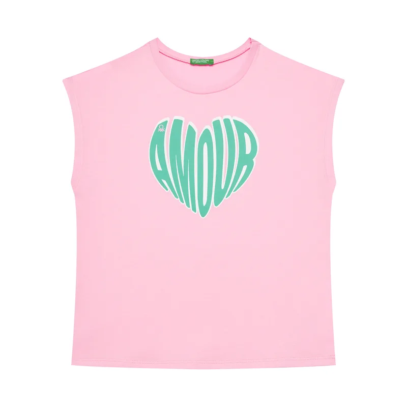 United Colors Of Benetton Τοπ 3JERC10PB Ροζ Regular Fit