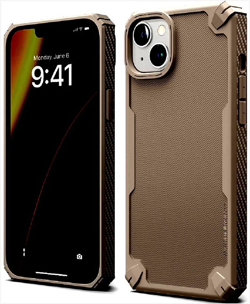 Elago Armor Case - Ανθεκτική Θήκη Σιλικόνης Apple iPhone 14 Plus - Military Sand (ES14AM67-SD)