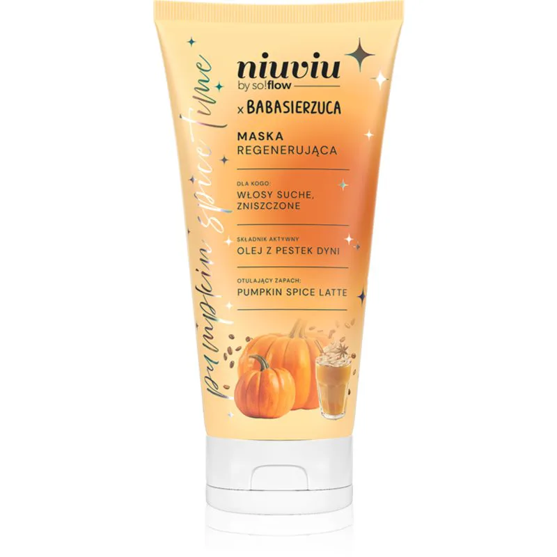 so!flow Pumpkin Time Regenerating Mask αναγεννητική μάσκα για ξηρά και εξασθενημένα μαλλιά 200 ml