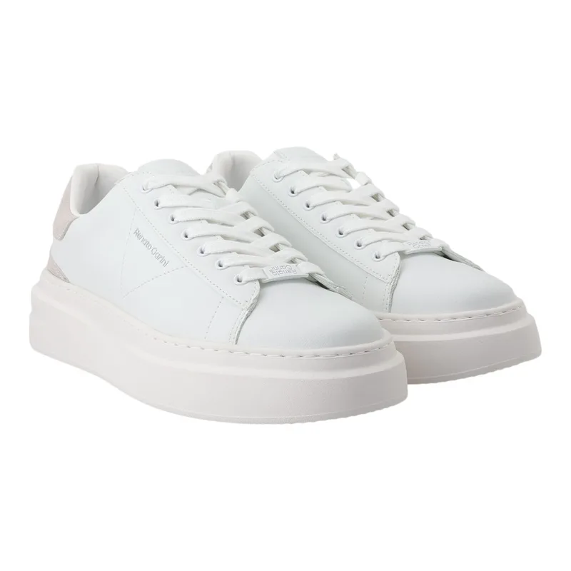 Renato Garini Ανδρικά παπούτσια Sneakers 700-110 Λευκό Πάγος Καστόρι W57001103K22
