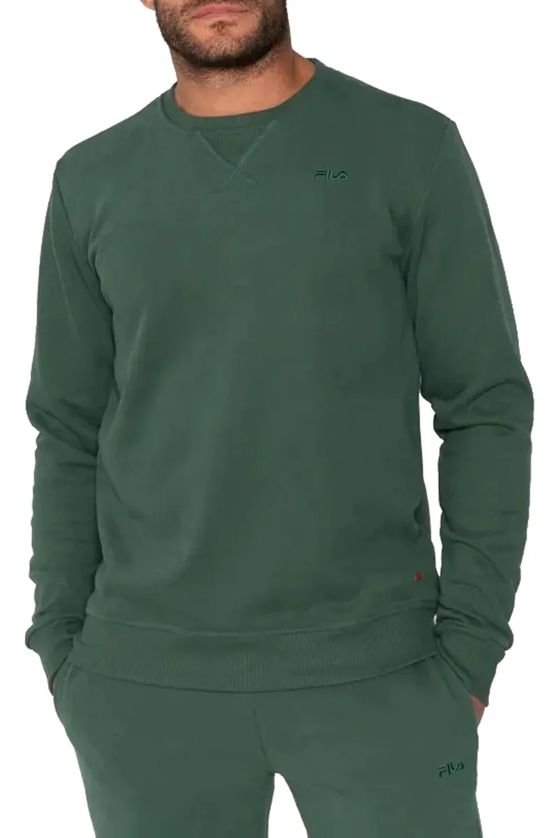 Μπλούζα Μακρυμάνικη Fila Brad Φούτερ APJC0012-GREEN Ανδρικό