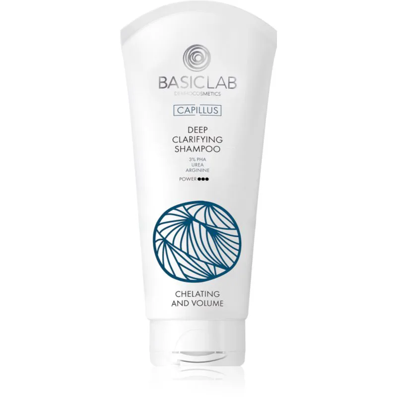 BasicLab Dermocosmetics Capillus σαμπουάν βαθύ-καθαρισμού για λιπαρό δέρμα της κεφαλής 100 ml