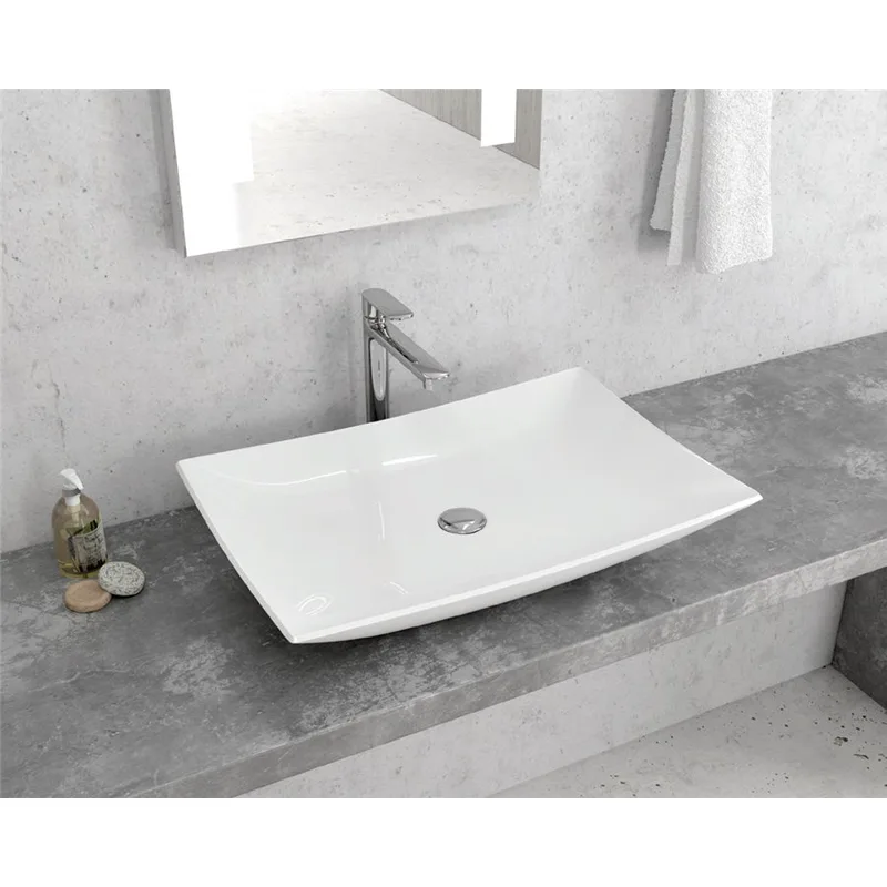 Νιπτήρας Επικαθήμενος Karag σειρά LT 1018 (60x39cm)