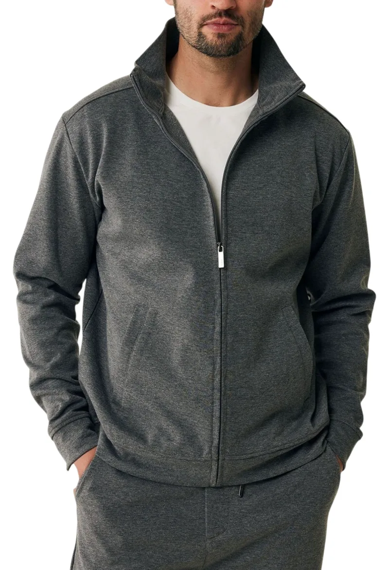 Ζακέτα Mexx With High Neck MF007502943M-ANTHRACITE MELEE Ανδρικό