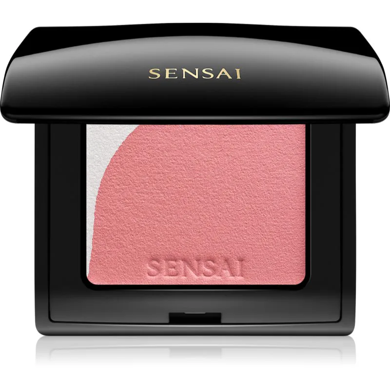 Sensai Blooming Blush λαμπρυντικό ρουζ με βούρτσα απόχρωση 02 Blooming Peach 4 γρ