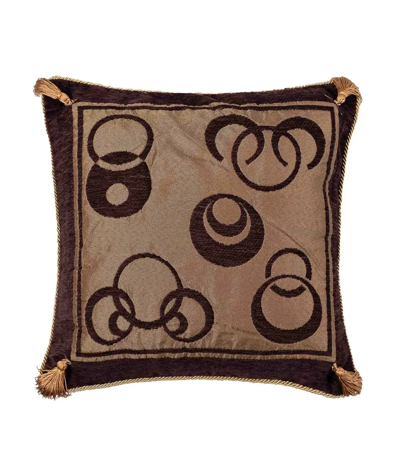 Μαξιλαροθήκη Διακόσμησης Silk Fashion 260 Καφέ 45x45