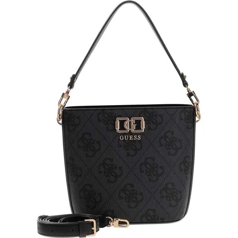 Guess ανθρακί τσάντα ώμου Karnilla Bucket