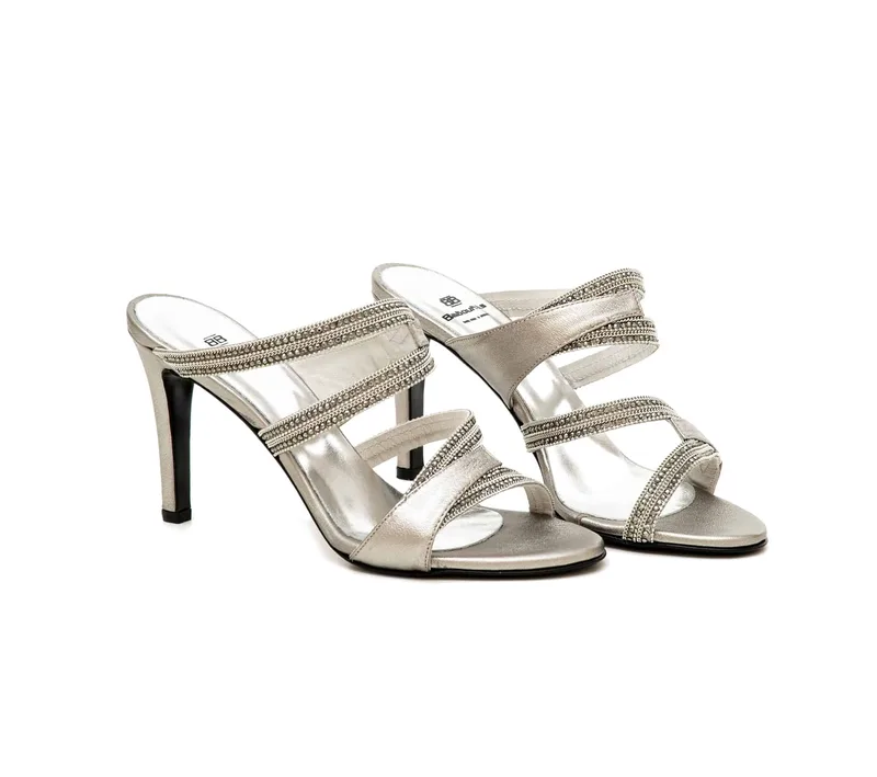 Δερμάτινα Πέδιλα Art 20SS104 Silver