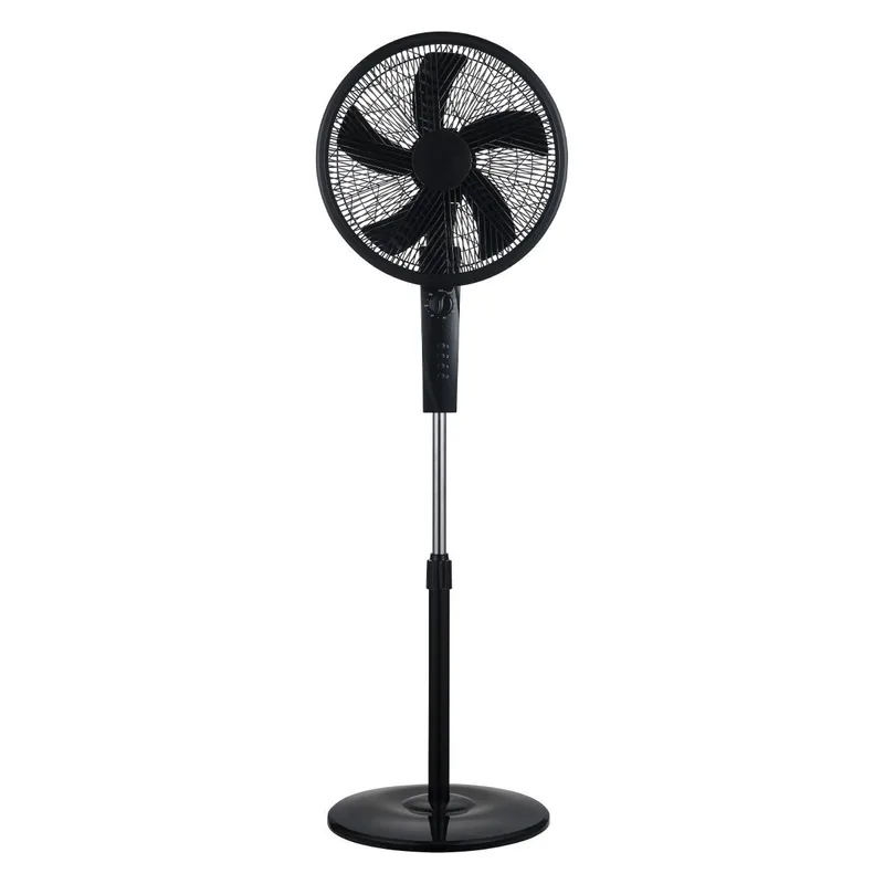 ESTIA ΑΝΕΜΙΣΤΗΡΑΣ ΣΤΑΝΤ ΕΠΙΔΑΠΕΔΙΟΣ AITHER 40cm 45w ΜΑΥΡΟΣ ΜΕ ΧΡΟΝΟΔΙΑΚΟΠΤΗ