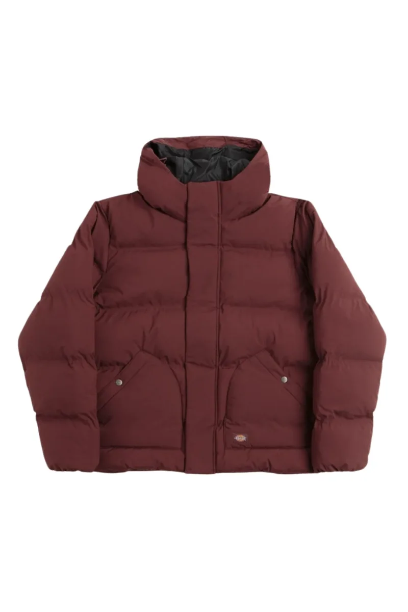 DICKIES Μπουφάν EAGLEVILLE HOODED PUFFER - ΜΠΟΡΝΤΟ-DK0A87OHL161