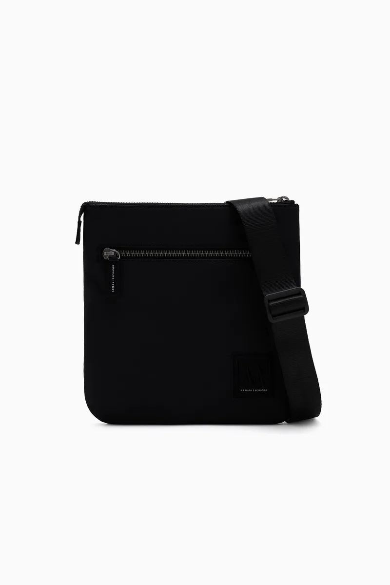 Armani Exchange ανδρικό τσαντάκι crossbody με λογότυπο - XM000105AF15129 Μαύρο