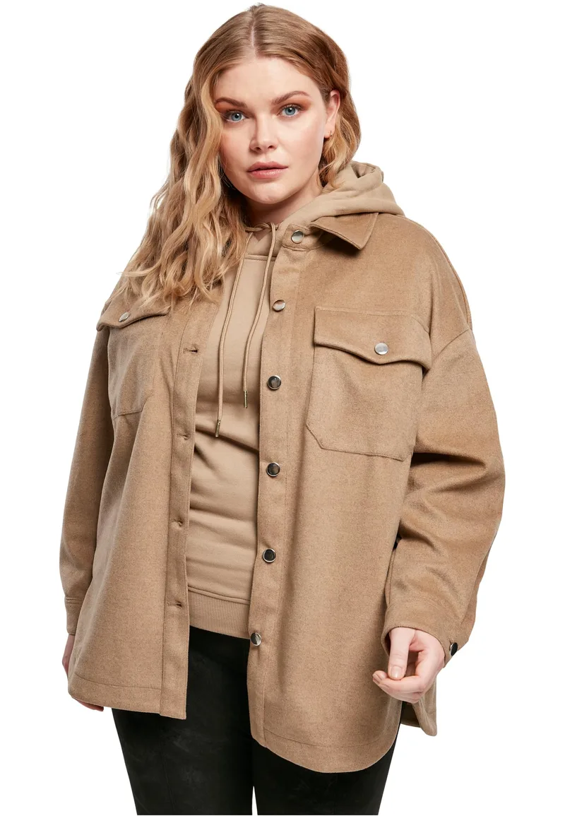 Γυναικείο Classic Overshirt Urban Classics TB3779 Light Ground