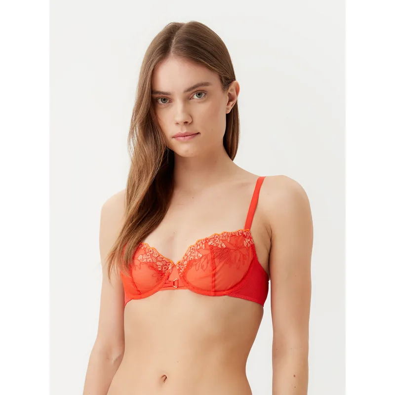 Chantelle Σουτιέν Balconette Spice C22BM5 Κόκκινο