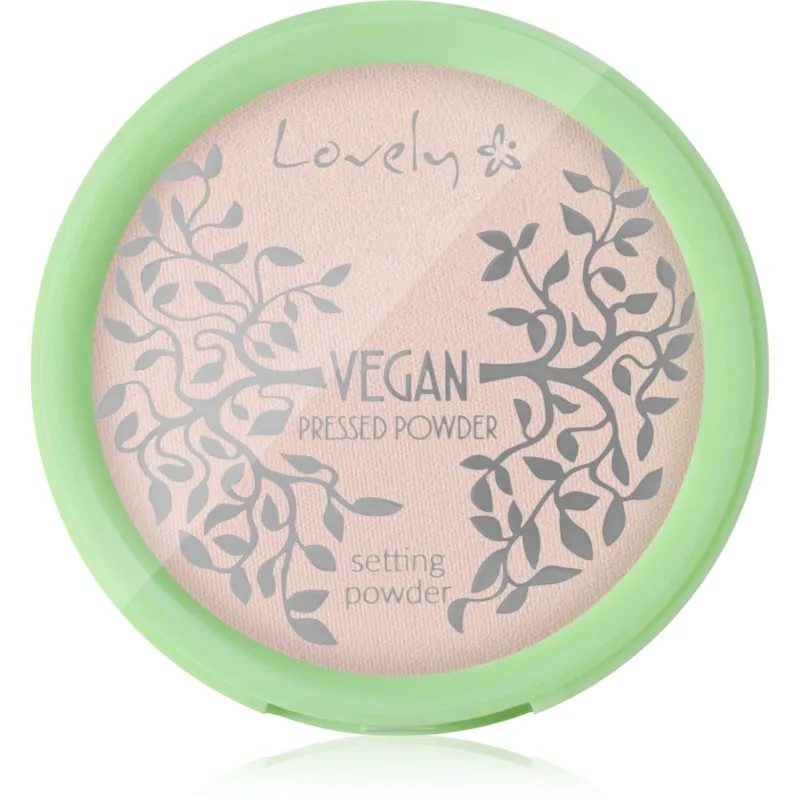 Lovely Vegan Pressed Powder Ημιδιαφανή συμπαγή πούδρα 8 γρ